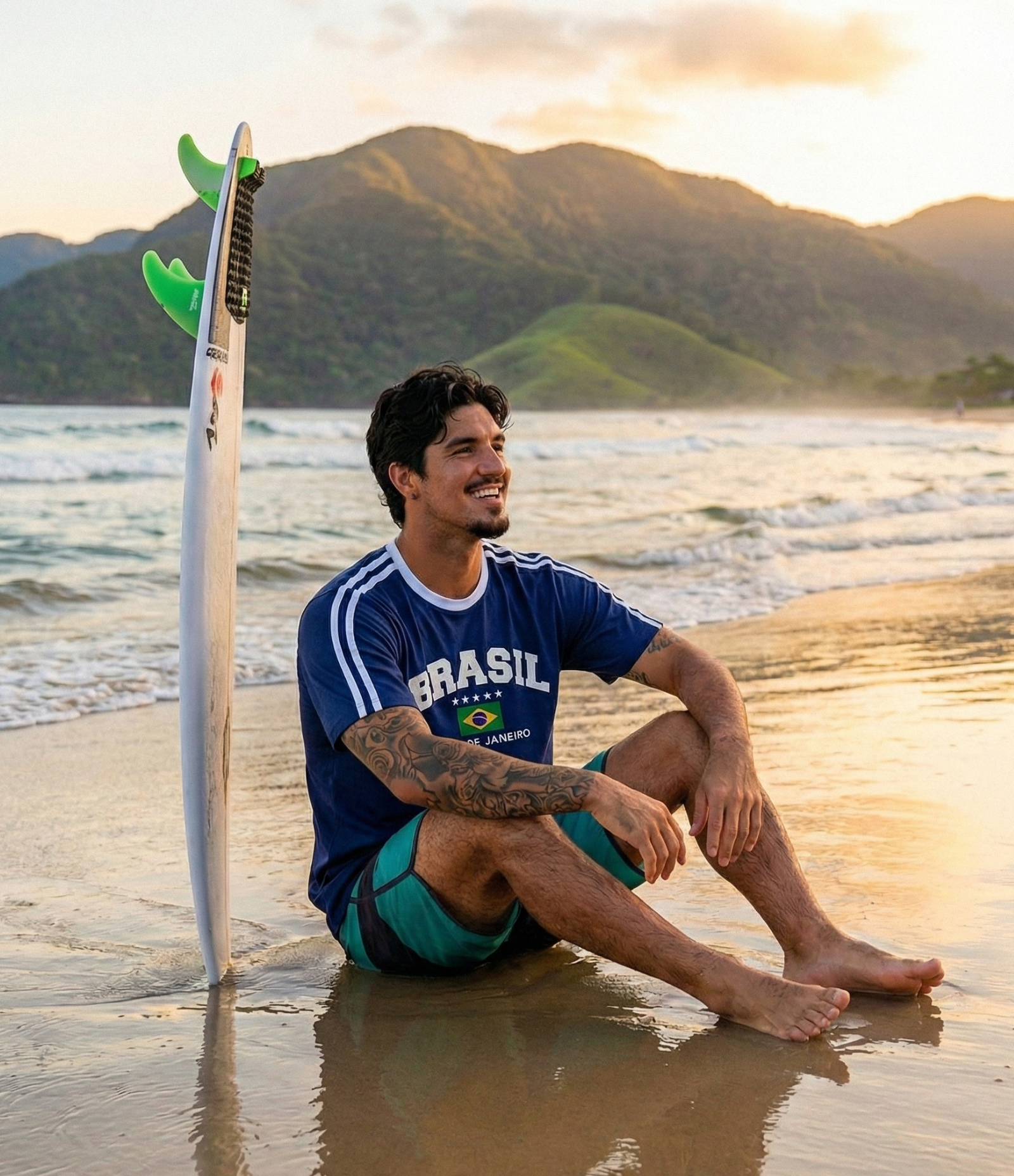 Camiseta Bordada Masculina