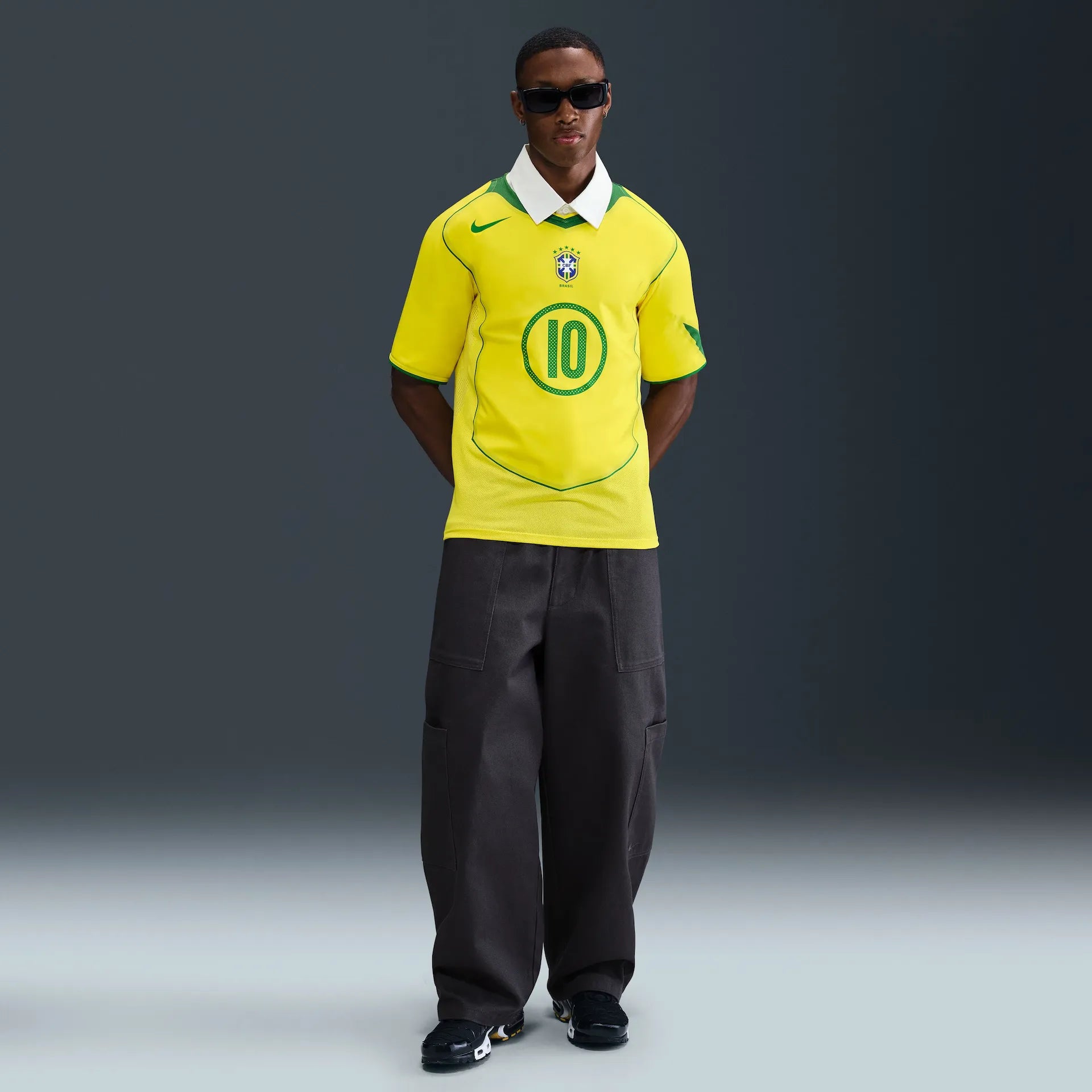 Camisa Brasil Nike Reedição | Total 90 Ronaldinho