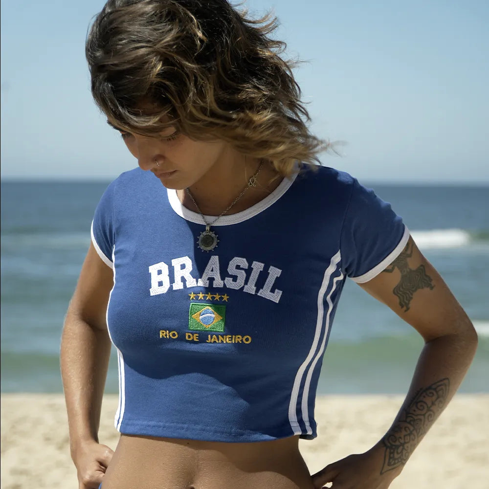 Camiseta Bordada BabyTee