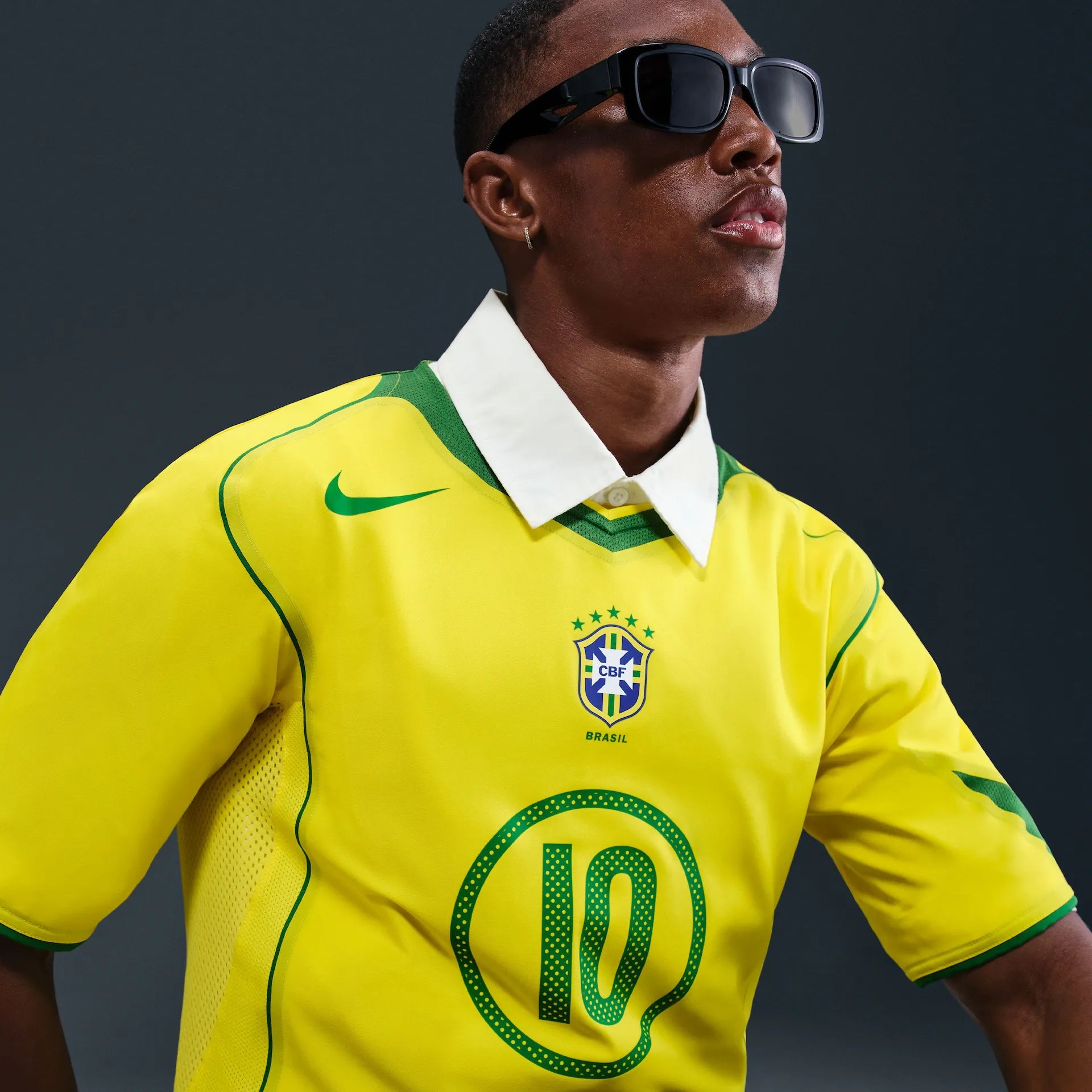 Camisa Brasil Nike Reedição | Total 90 Ronaldinho